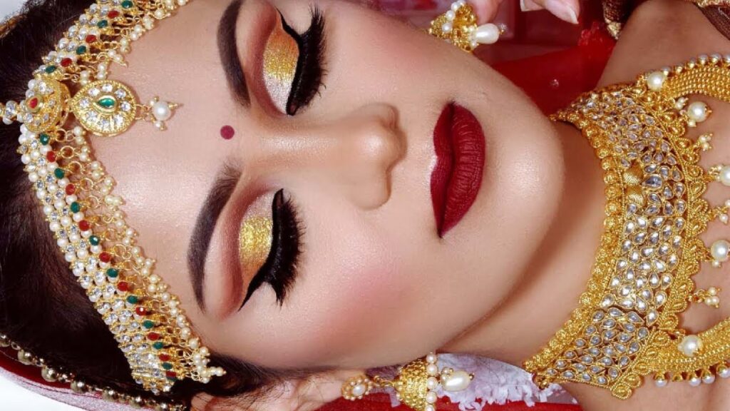 Traditional indian makeup: