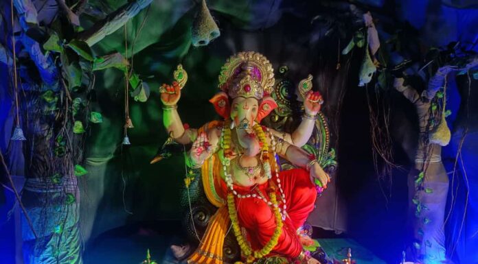 भादवण च्या विघ्नहर्ता आगमन सोहळ्यास अलोट गर्दी