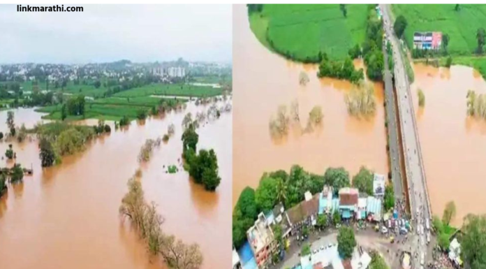 Kolhapur Update:कोल्हापुरात पाण्याचे संकट ८० बंधारे पाण्याखाली,राधानगरी १०० टक्के भरले;पंचगंगा नदी ओव्हरफ्लो|Water crisis in Kolhapur 80 dams under water,Radhanagari 100 percent full; Panchganga river overflowing Kolhapur Update