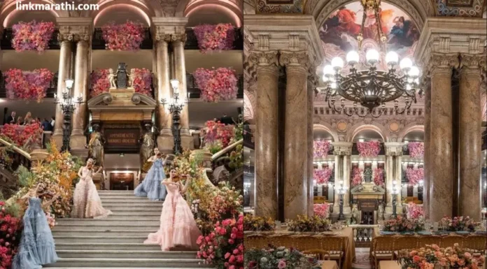 Costly Wedding Of The Century:पॅरिसमध्ये ४९० कोटी रुपयांचं लग्न ; ‘भव्य शतकातील लग्न’ व्हायरल | 490 crore wedding in Paris; ‘Gorgeous ‘Wedding of the Century’ goes viral Costly Wedding Of The Century