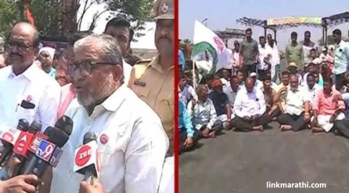 Farmers Protest:स्वाभिमान शेतकरी संघटनेची पुणे-बेंगळुरू मार्गावर कोंडी | Dilemma of Swabhiman Farmers Association on Pune-Bengaluru route Farmers Protest