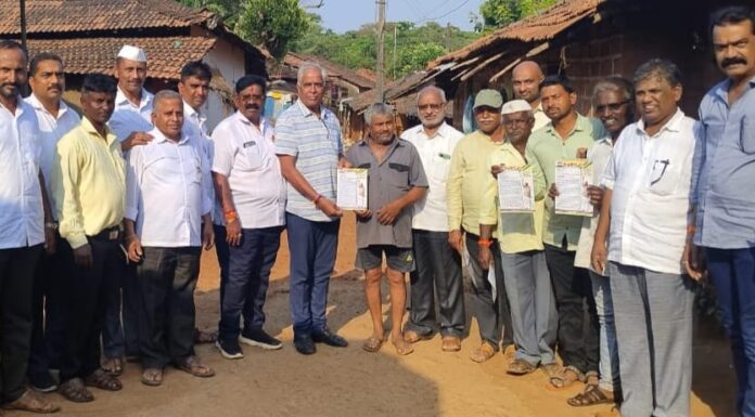 लोकशाही जिवंत ठेवण्यासाठी हूकुमशाही भाजपला सत्तेतून हद्दपार करा- माजी जि.प. अध्यक्ष उमेश आपटे यांचे आजरा पश्चिम भागात आवाहन