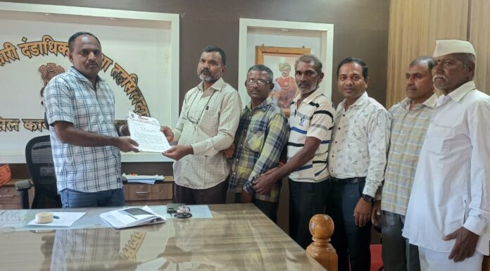 संकेश्र्वर आंबोली राष्ट्रीय महामार्ग बाधित शेतकऱ्याच्या समस्या सोडवण्यासाठी लवाद अधिकारी नेमावा – शिंदे गट