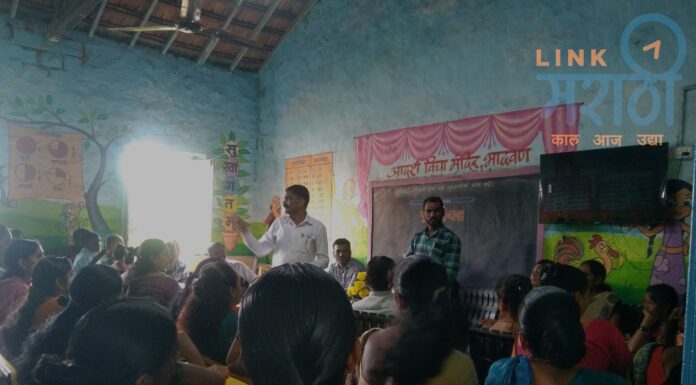 भादवण गावात शाळा कमिटी स्थापन ; पण शाळेत राजकारणाची पायतान काढून यावीत अशी पालकांची अपेक्षा