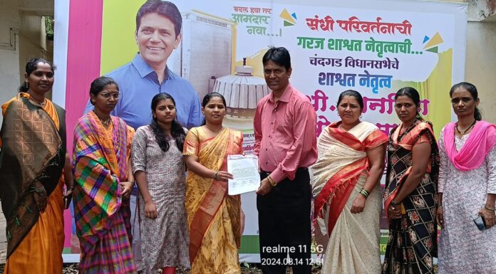 कोळींद्रे जिल्हा परिषद मतदार संघातील महिला देणार खोराटे यांना साथ