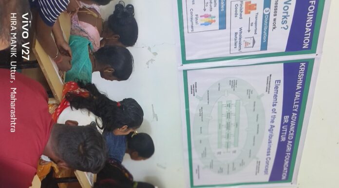 कृष्णा व्हॅली ॲडव्हान्स एग्रीकल्चर फाउंडेशन च्या 49 व्या बॅच ला सुरुवात