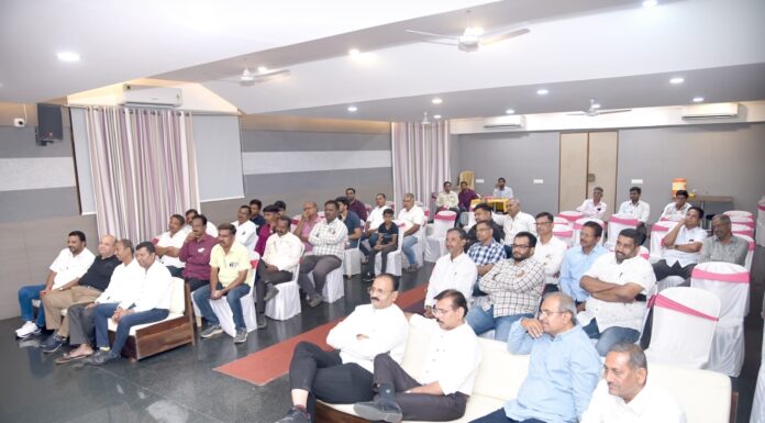 दि कोल्हापूर ग्रेन कॅन्व्हासिंग एजंट असोशिएशनची वार्षिक सर्वसाधारण सभा उत्साहात संपन्न……!!!!