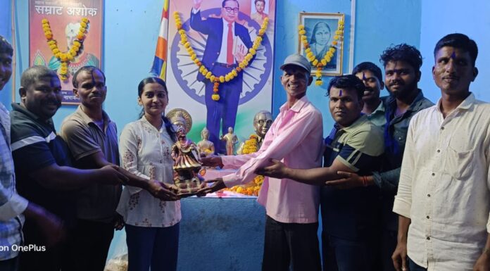 मडिलगे येथे भीमजयंती निम्मित नानाविध कार्यक्रम आणि स्पर्धा