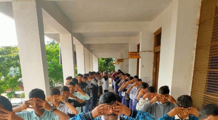 व्यंकटराव संकुलात योग दिन उत्साहात संपन्न