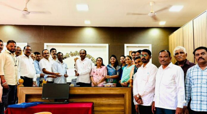 स्वामीत्व योजने मार्फत तयार करणेत आलेली गावठाण नकाशे तालुका स्तरावरच दुरुस्ती व्हावीत -आजरा तालुका सरपंच परिषदेची मागणी