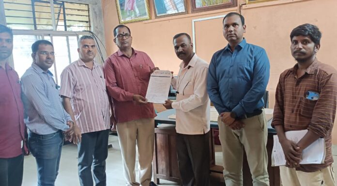 मौजे लिंगवाडी येथे एस. टी. सेवा सुरु करा अन्यथा धरणे आंदोलन करणार. बहुजन मुक्ती पार्टीचे आजरा आगाराला निवेदन