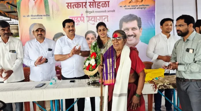 निंगुडगे येथे अमृतेश्वर मंदिरात महाभिषेकाचा अनोखा सोहळा संपन्न