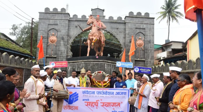 मृत्युंजयकार शिवाजीराव सावंत यांची आजऱ्यात ८५ वी जयंती उत्साहात साजरी