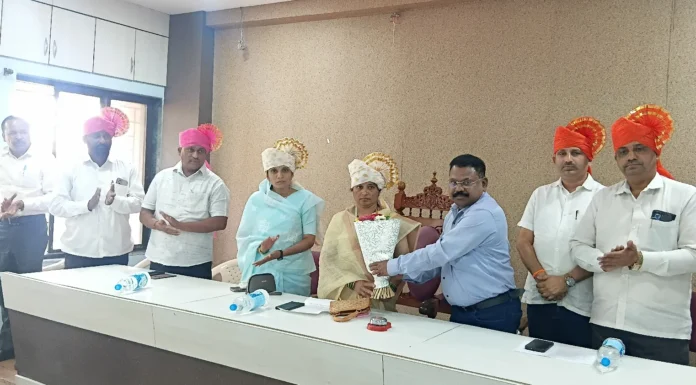 आजरा पंचायत समिती सभापतीपदी जयश्री गाडे तर उपसभापतीपदी यशोदा पोवार यांची बिनविरोध निवड