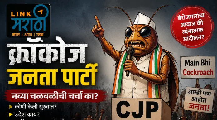 “क्रॉक्रोच जनता पार्टी” करणार काय जॉईन ?
