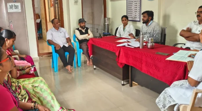 माझं गाव आरोग्य संपन्न गाव’ अभियानासाठी मडिलगे येथे नियोजन बैठक
